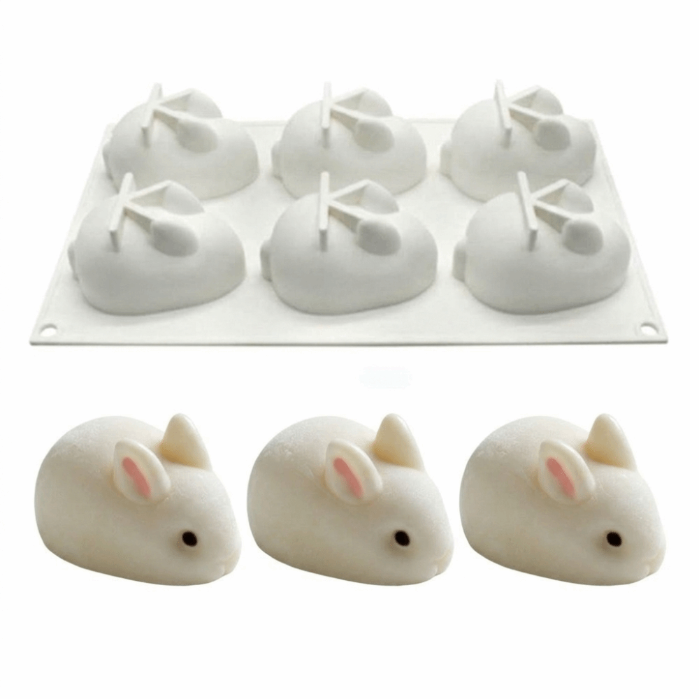 Bunny Cake Mold - Silicone 3D Rabbit Cake Molds Bunny