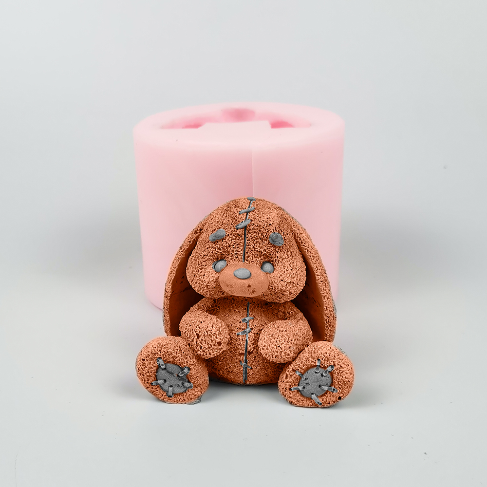 Silicone Mold 3D Cute Cartoon  - Bunny Cake Mold 评论和价格