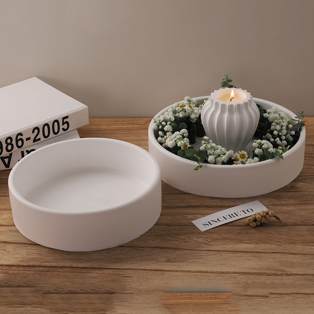 Large Capacity Cement Candle B - Potsticker Mold 评论和价格