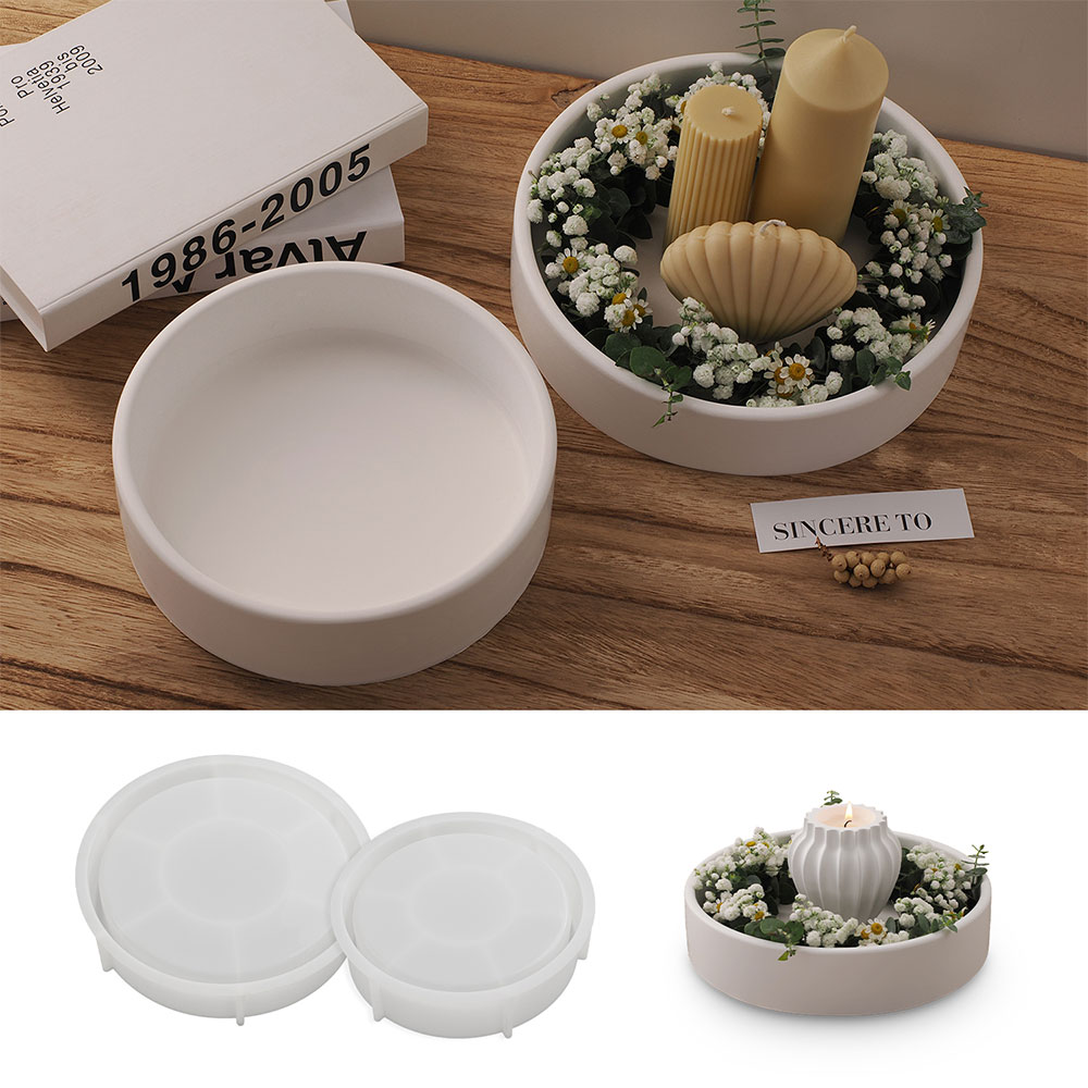 Large Capacity Cement Candle B - Potsticker Mold 评论和价格