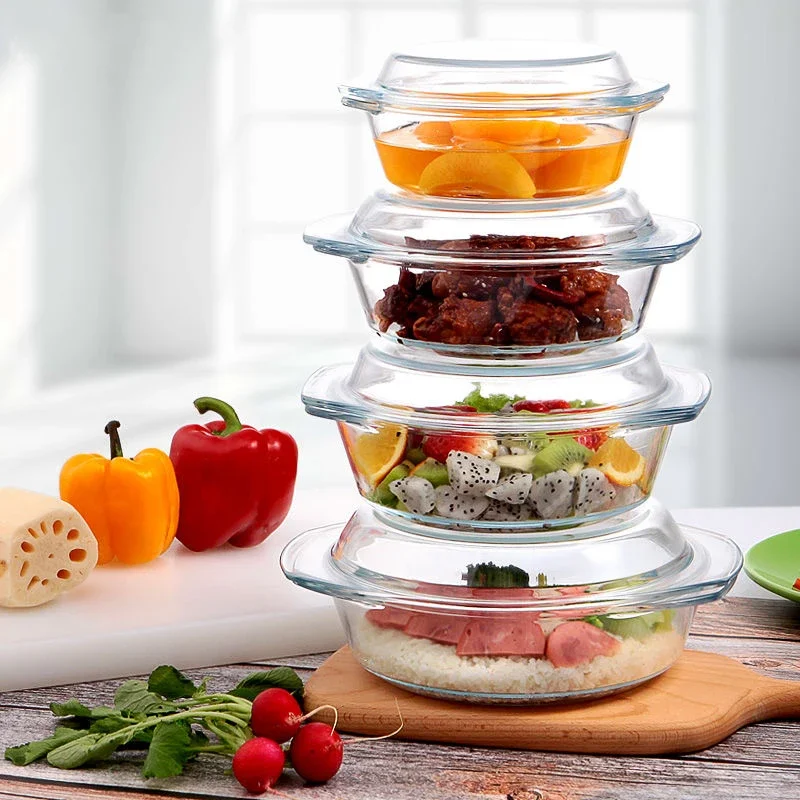 Tempered Glass Bowl with Lid H - Dim Sum Basket 评论和价格