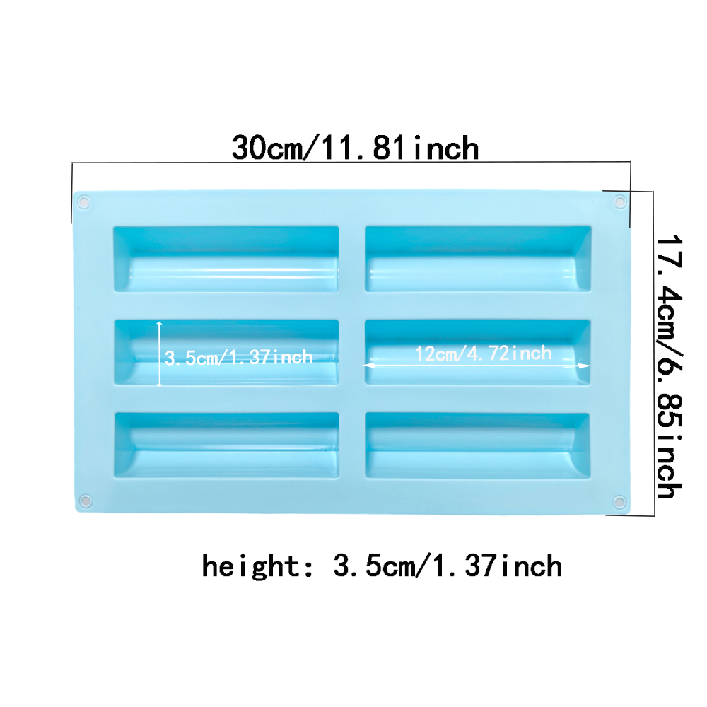 6-cavity groove tube cake tray - Donut Mold Silicone 评论和价格