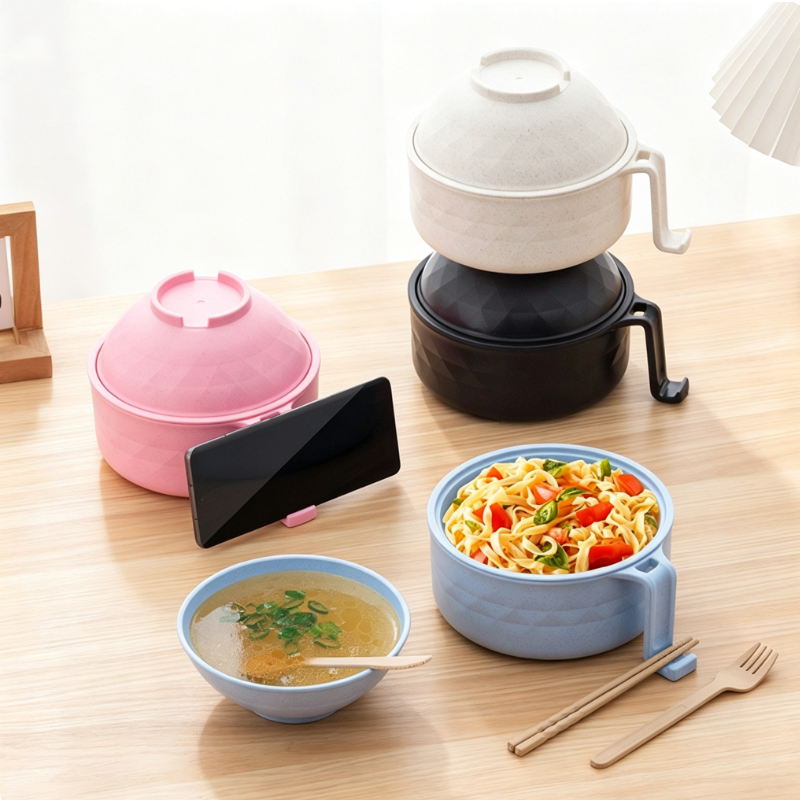 6pcs noodle soup bowl with lid - Dim Sum Basket 评论和价格