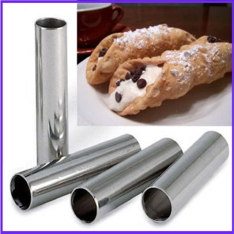 Alluminum Cannoli Forms, 4 Tub - Danish Pancake Pan 评论和价格