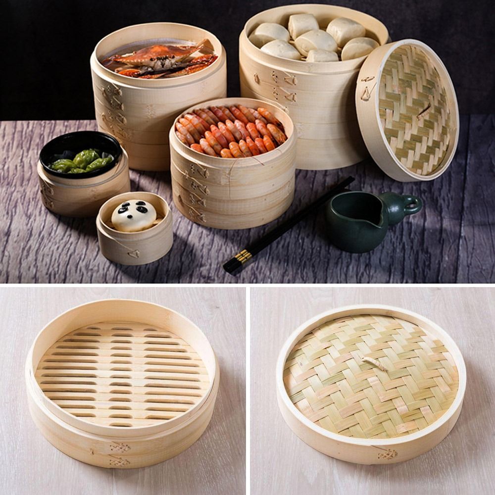 Chinese Steamer Bamboo Steamer - Bao Steamer Bamboo 评论和价格