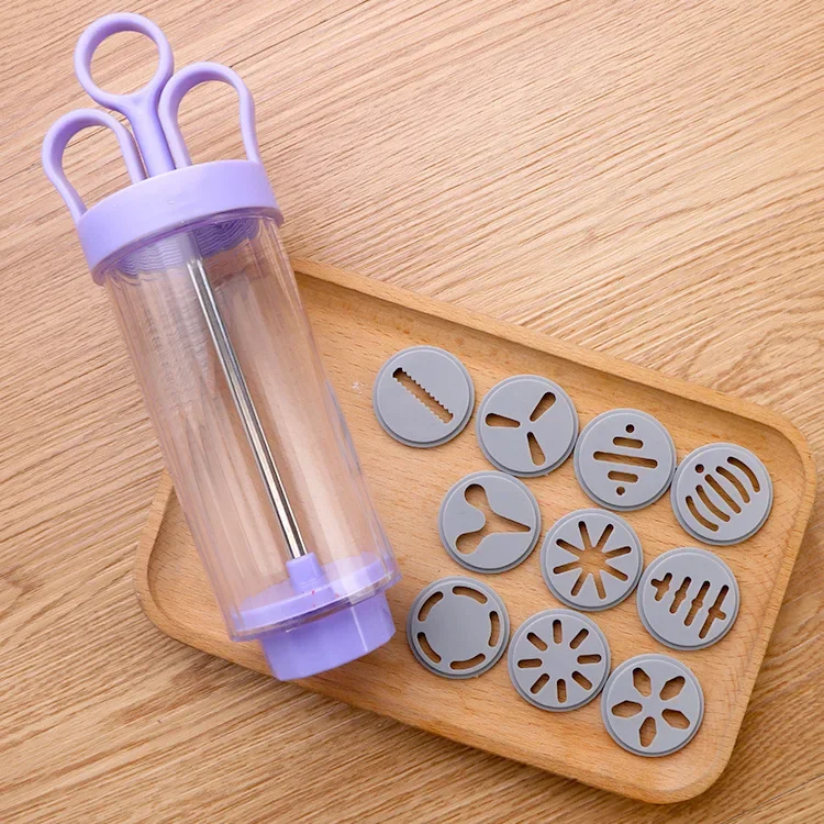 DIY Manual Cookie Press Maker  - Churros Maker Gun 评论和价格