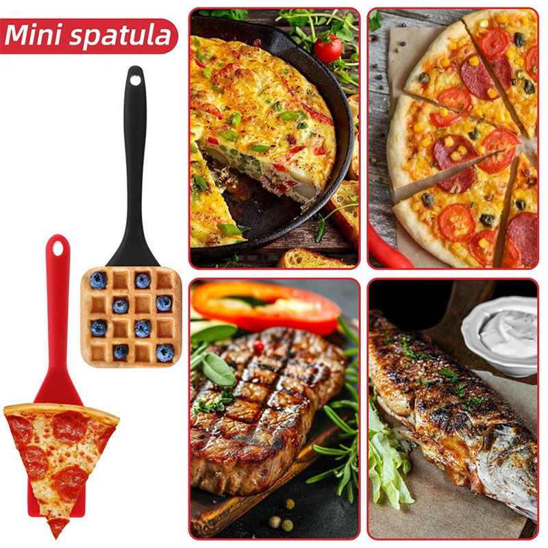 2pcs Mini Silicone Brownie Ser - Okonomiyaki Spatula 评论和价格