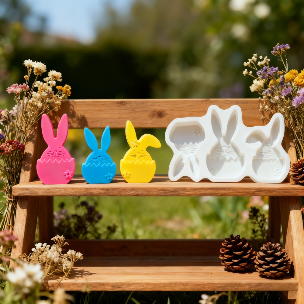 DIY Easter Decoration Resin Bu - Bunny Cake Mold 评论和价格