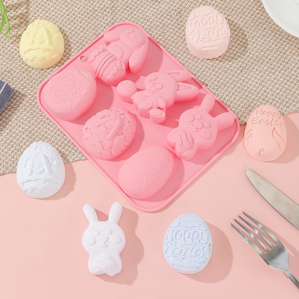 Bunny Chocolate Mold 4pcs Bunn - Bunny Cake Mold 评论和价格