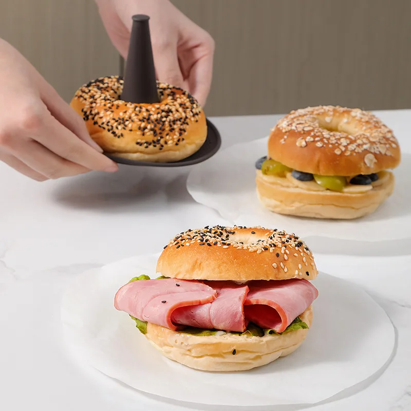 6Pcs Bagel Tools Silicone Mold - Donut Mold Silicone 评论和价格