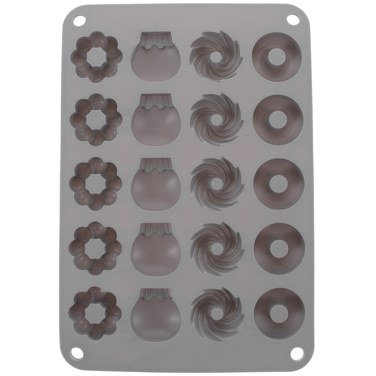 Mini Chocolate Donut Silicone  - Donut Mold Silicone 评论和价格