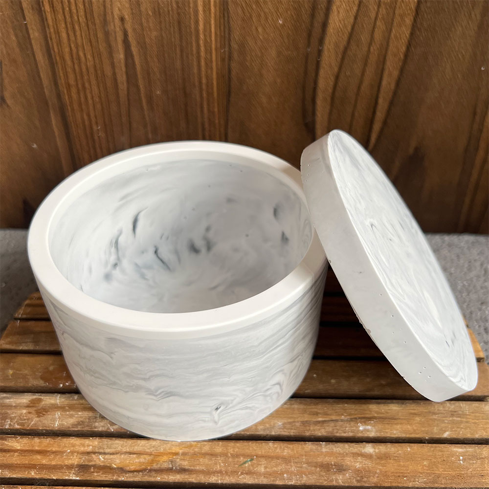 Round Cement Candle Canister S - Potsticker Mold 评论和价格